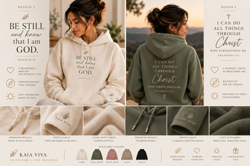 FAITH HOODIES Wear the Word. Carry the message.